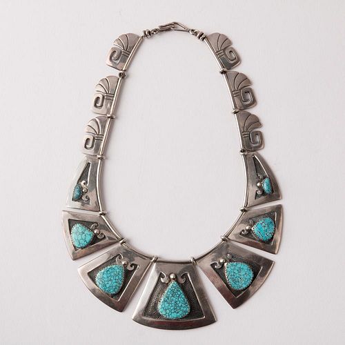 LEWIS LOMAY HOPI TURQUOISE NECKLACEA 3aa06a