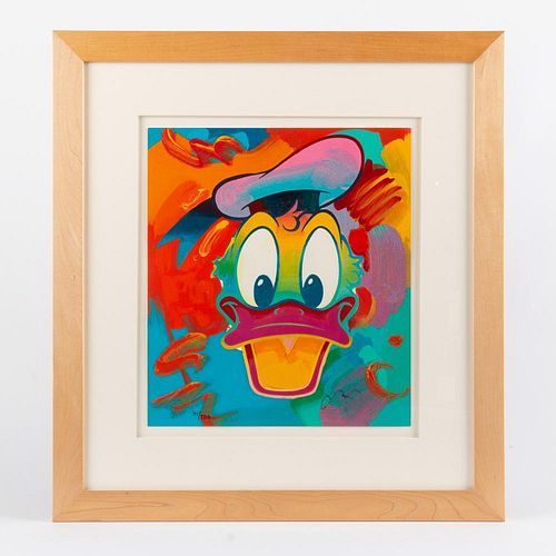 PETER MAX SIGNED SERIGRAPH, DISNEY