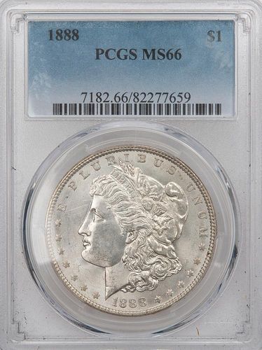 1888 MORGAN SILVER DOLLAR, PCGS