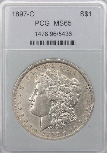 1897 O MORGAN SILVER DOLLAR IN 3aa0f1