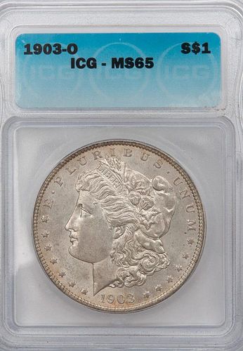 1903 O MORGAN SILVER DOLLAR ICG 3aa0f5