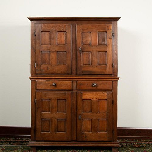 EARLY 18TH C. FRENCH PANELED OAK