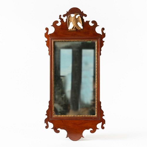 CHIPPENDALE MIRROR WITH ORIGINAL