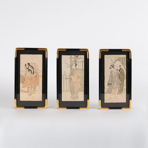 THREE 19TH C UKIYO E WOODBLOCKS 3aa168