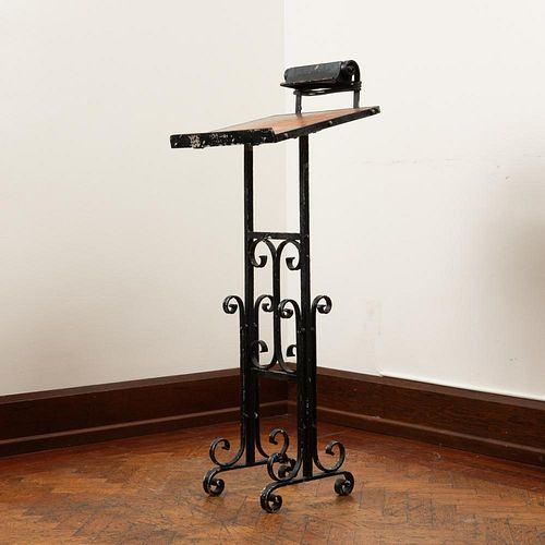 FORGED STEEL LECTERN WITH READING 3aa161