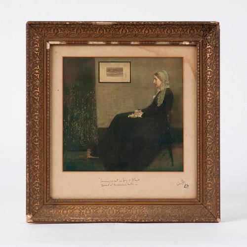 JAMES MCNEILL WHISTLER SIGNED PRINT,