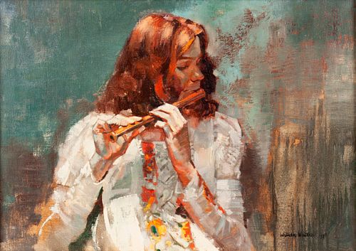 WILLIAM WHITAKER OIL ON CANVAS,