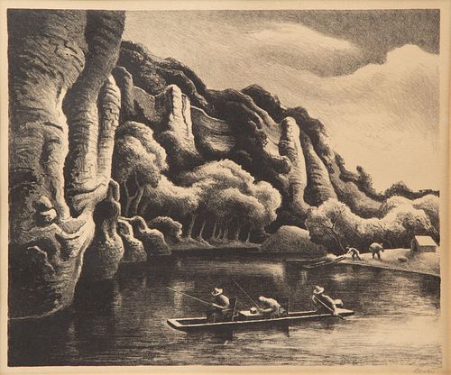 THOMAS HART BENTON MAKING CAMP  3aa25f