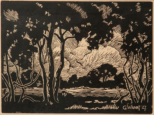 GLADYS WHEAT (1889-1976) 1927 WOODCUTCondition

Not