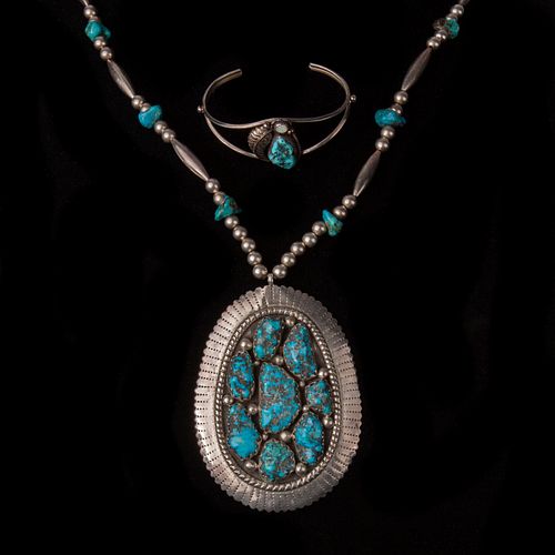 NATIVE AMERICAN TURQUOISE NECKLACE 3aa32f