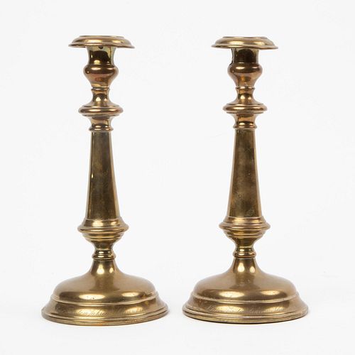 19TH C. GERMAN CANDLE HOLDERS AWARDED