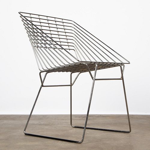 FRITZ HANSEN BOX CHROME WIRE CHAIR 3aa3fe