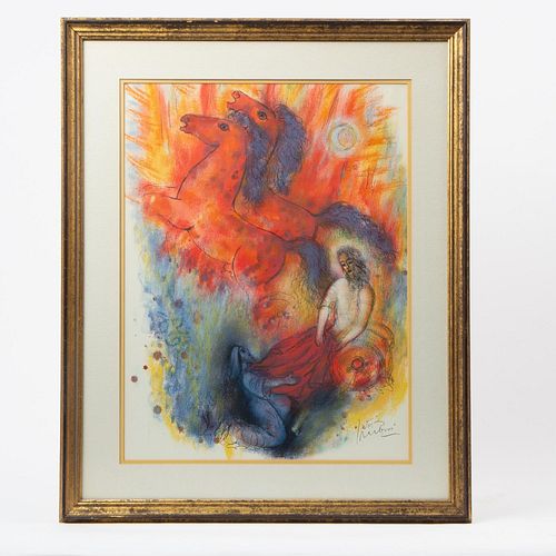 REUVEN RUBIN THE PROPHETS LITHOGRAPH 3aa42d