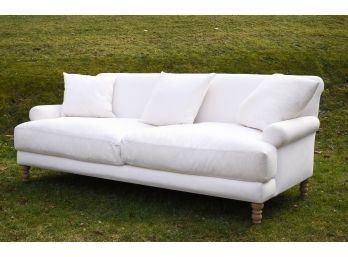 One Kings Lane white linen upholstered 3aa4ab