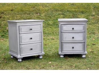 A pair of contemporary three drawer 3aa4b9