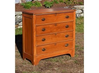 19th C four drawer cottage pine 3aa4df