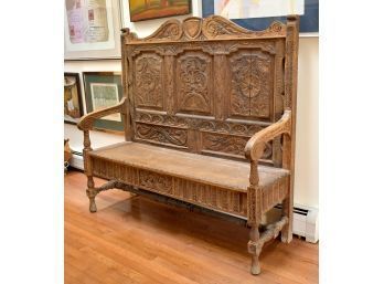 Late 19th C. English carved high