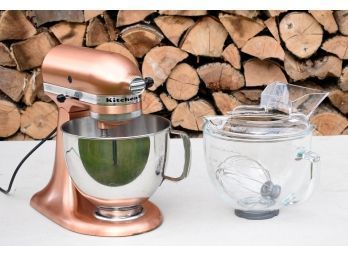 Copper tone Kitchen Aid mixer with 3aa5eb