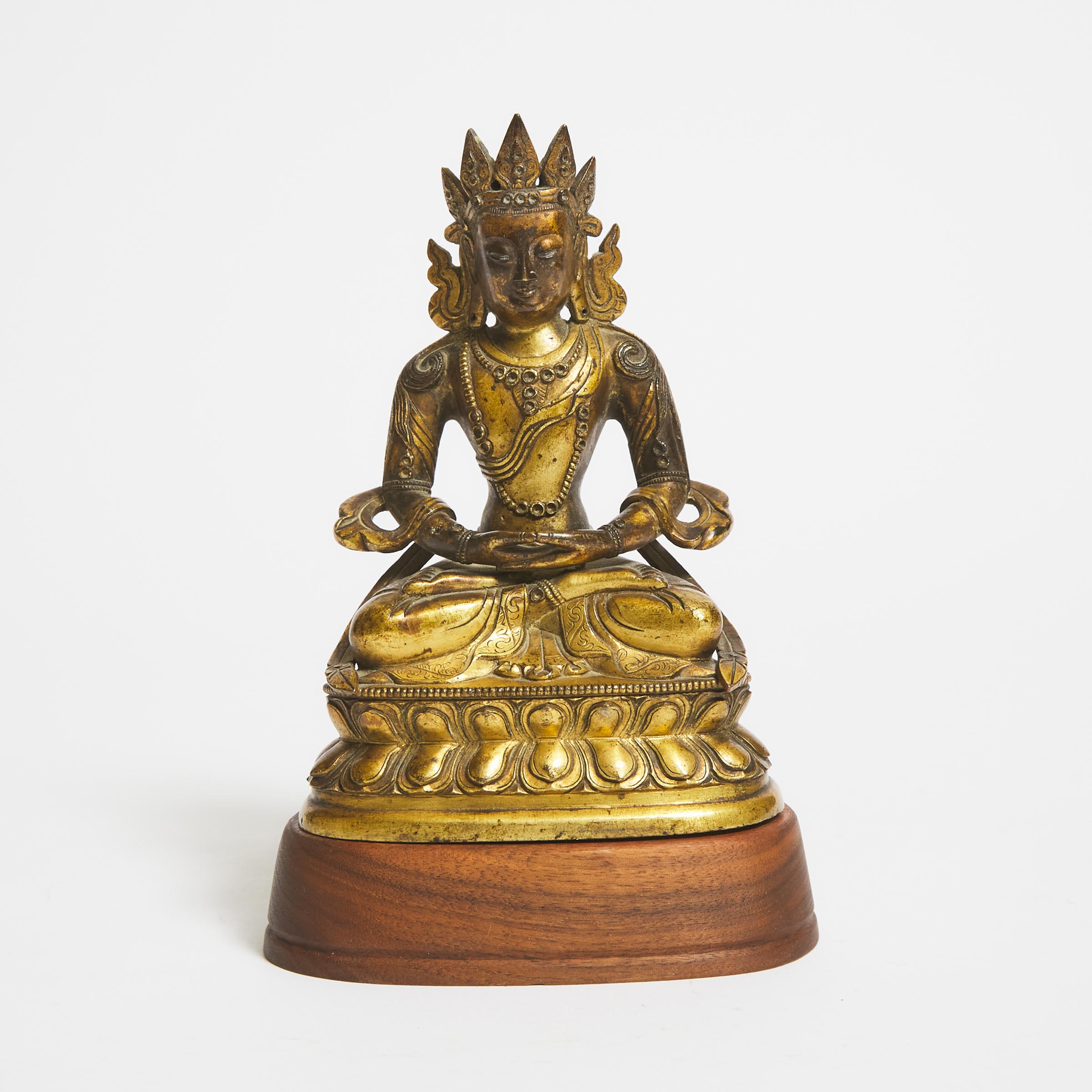 A Sino Tibetan Gilt Bronze Figure 3aa6bb
