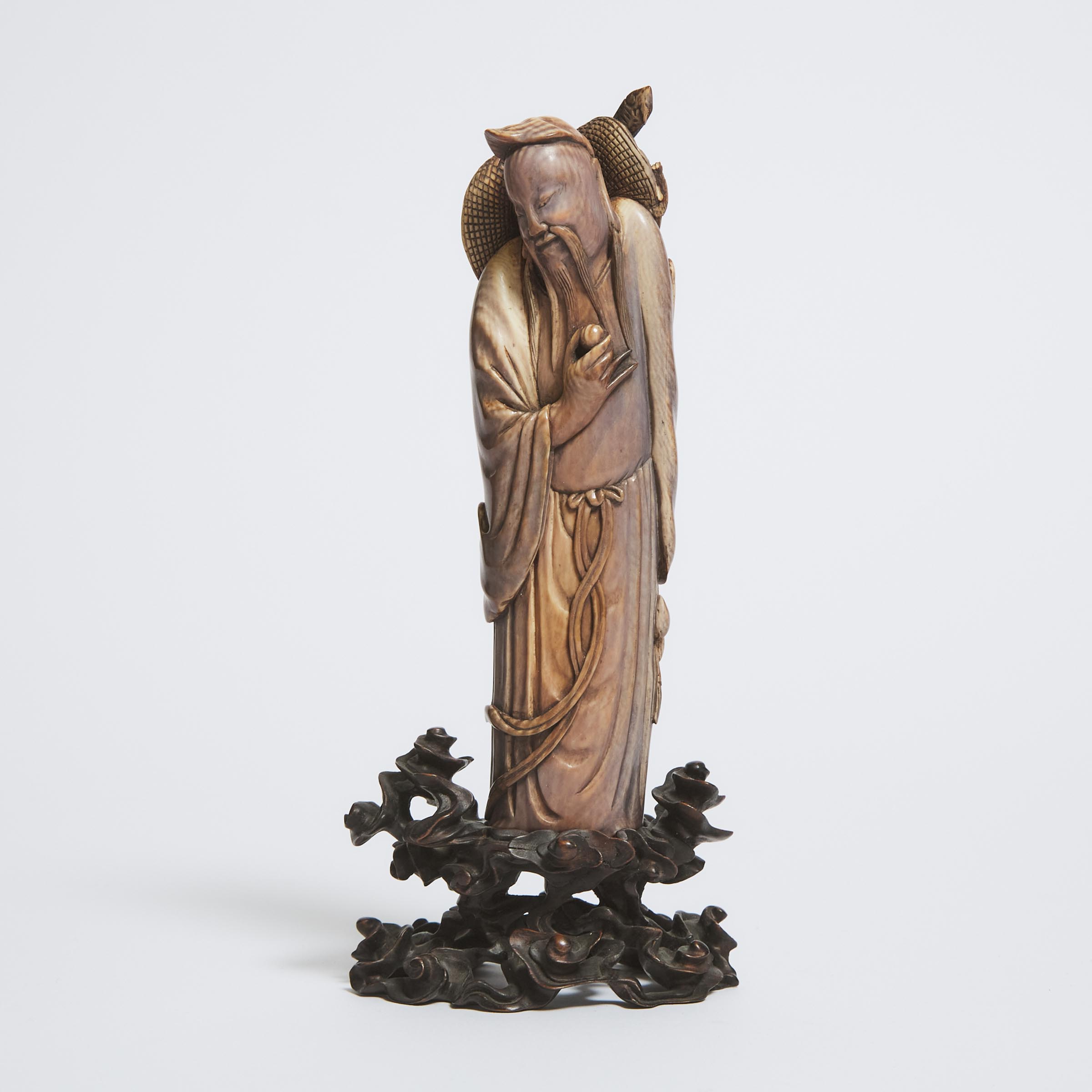 An Ivory Figure of L Dongbin  3aa6c5