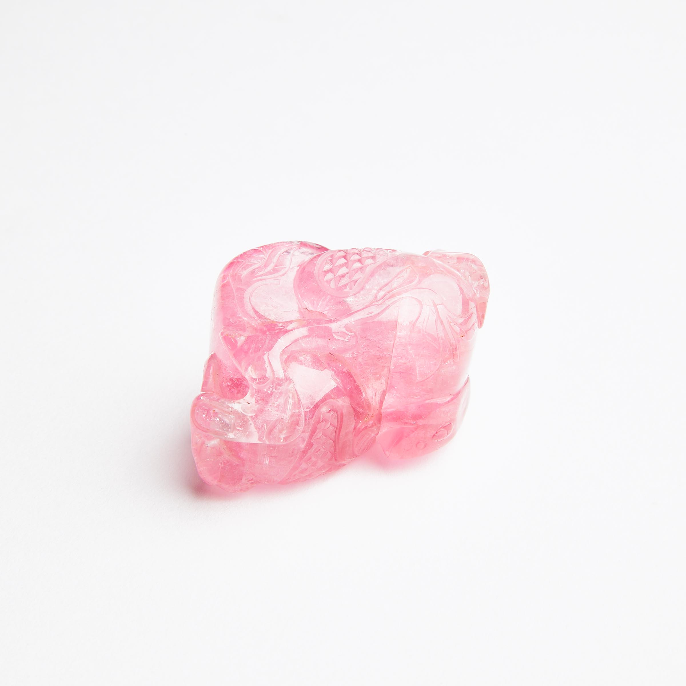 A Pink Tourmaline 'Squirrel and