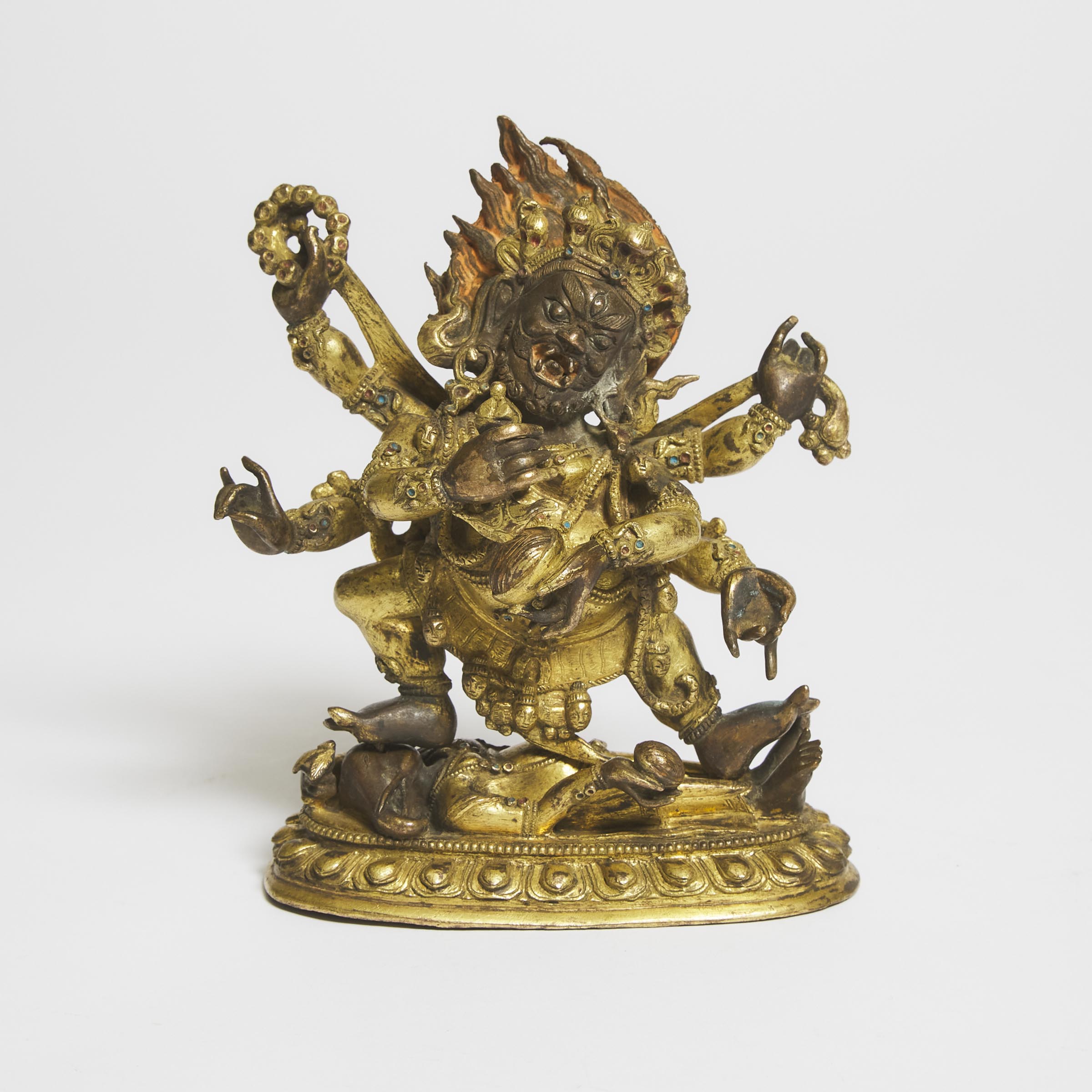 A Sino Tibetan Gilt Bronze Figure 3aa703