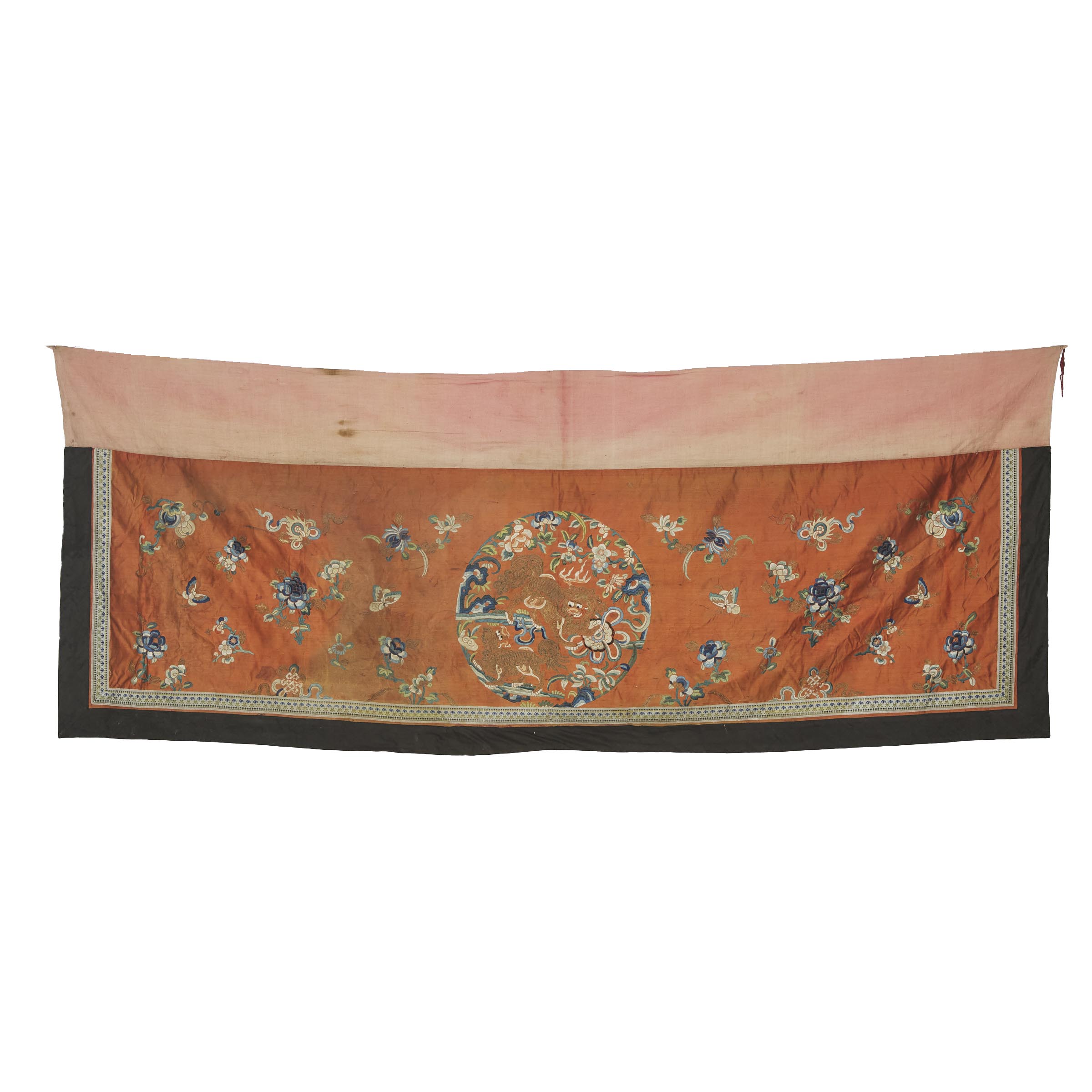 A Gold Thread Embroidered Silk 3aa782