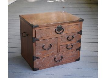 A vintage small sized five drawer