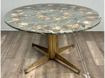 Ca. 1930s Italian pedestal base table,