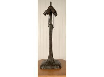 Large size Handel bronze lamp base with