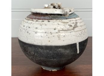 A bulbous form artisan made stoneware 3acf50