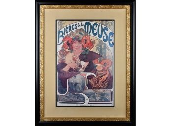 A well framed reproduction poster