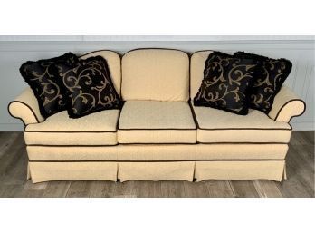 A quality upholstered three cushion 3acf97