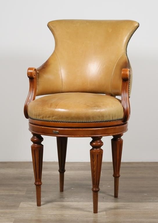 LOUIS XVI STYLE SWIVEL CHAIR BY 3ad061