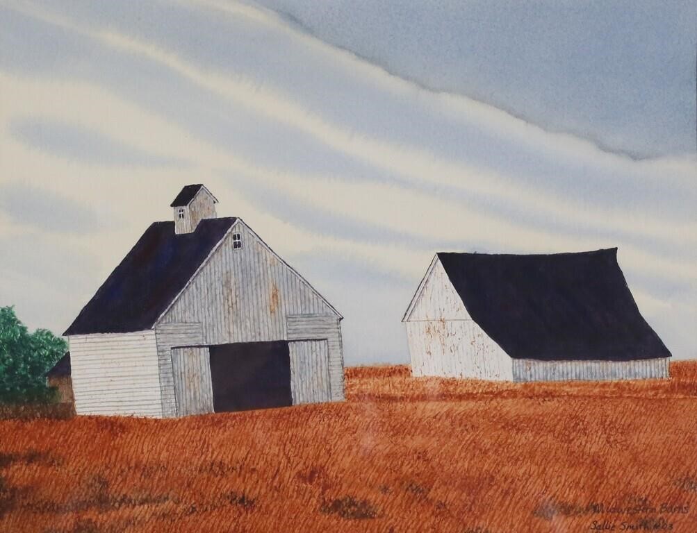 SALLIE SMITH WATERCOLOR MIDWESTERN 3ad099