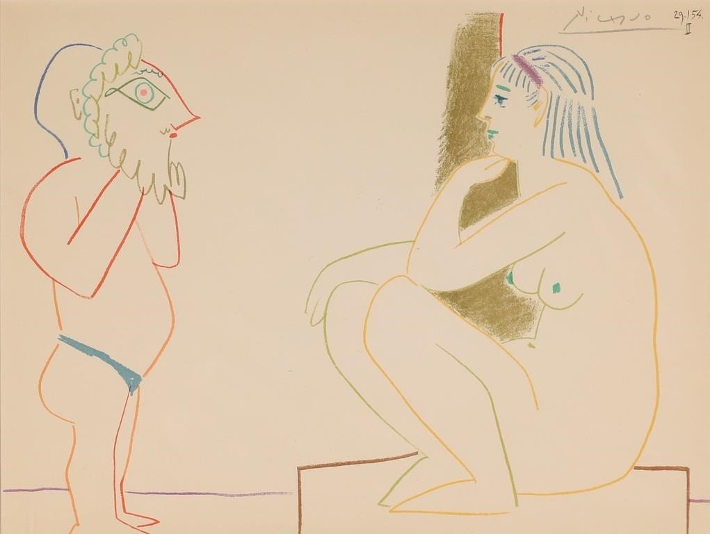 AFTER PABLO PICASSO LITHOGRAPH 3ad0b3