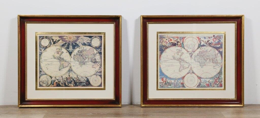 2 REPRODUCTION MAPS OF THE WORLD2