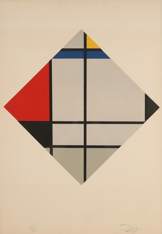 CESAR DOMELA SERIGRAPH COMPOSITION