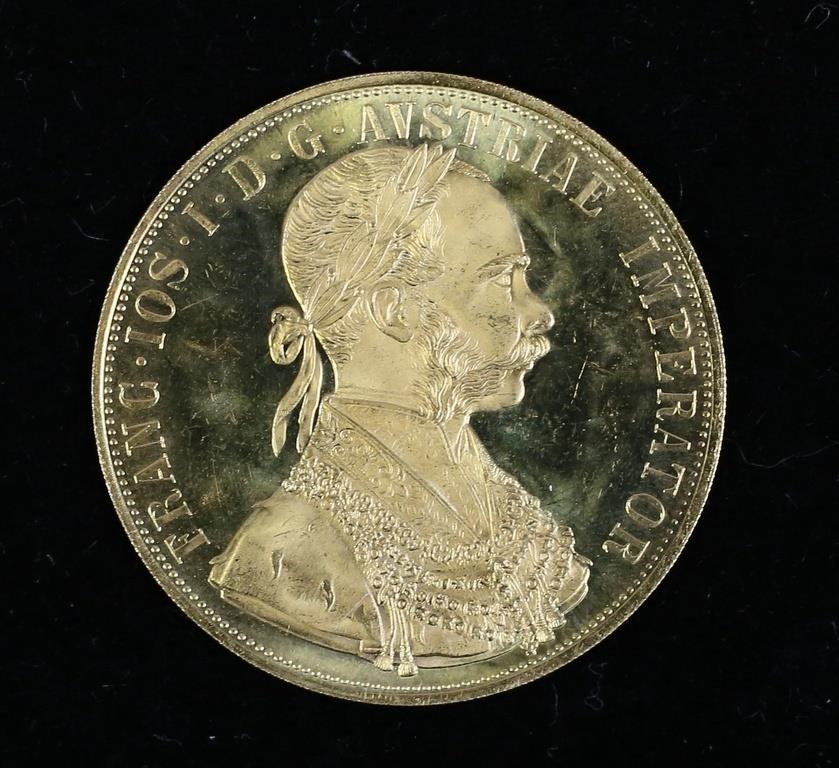 1915 FRANZ JOSEPH I 4 DUCAT AUSTRIAN 3ad110