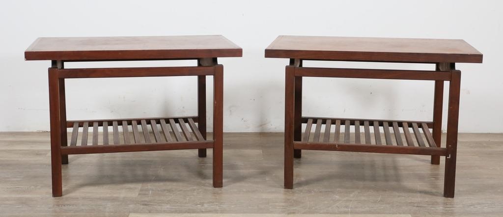 PAIR OF JENS RISOM STYLE MID CENTURY 3ad185