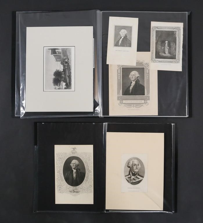 GEORGE WASHINGTON ART LOTLarge lot of