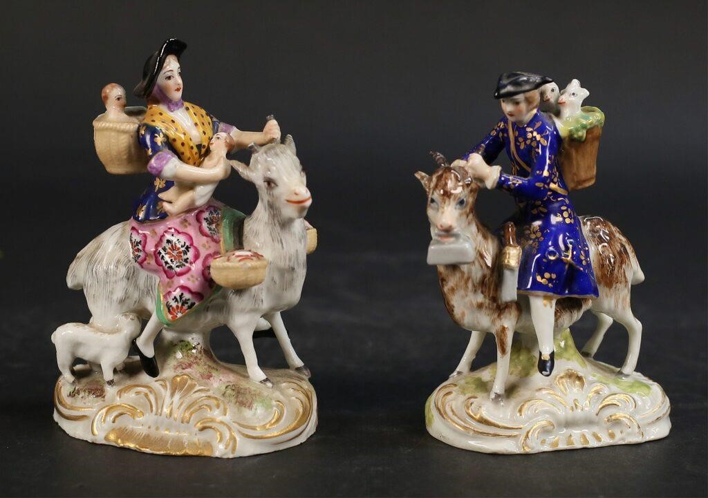 DERBY STYLE PORCELAIN FIGURES WELSH 3ad1aa