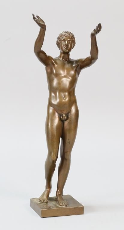 FERDINAND BARBEDIENNE BRONZE STATUEFerdinand