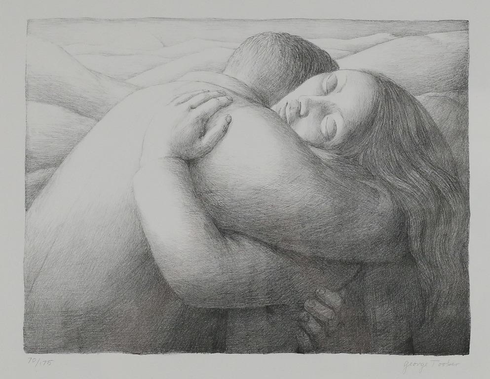 GEORGE TOOKER LITHOGRAPH LOVERSGeorge