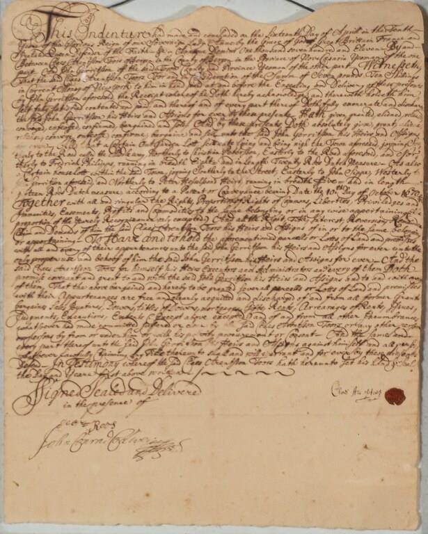 1711 INDENTURE NEW JERSEYIndenture dated