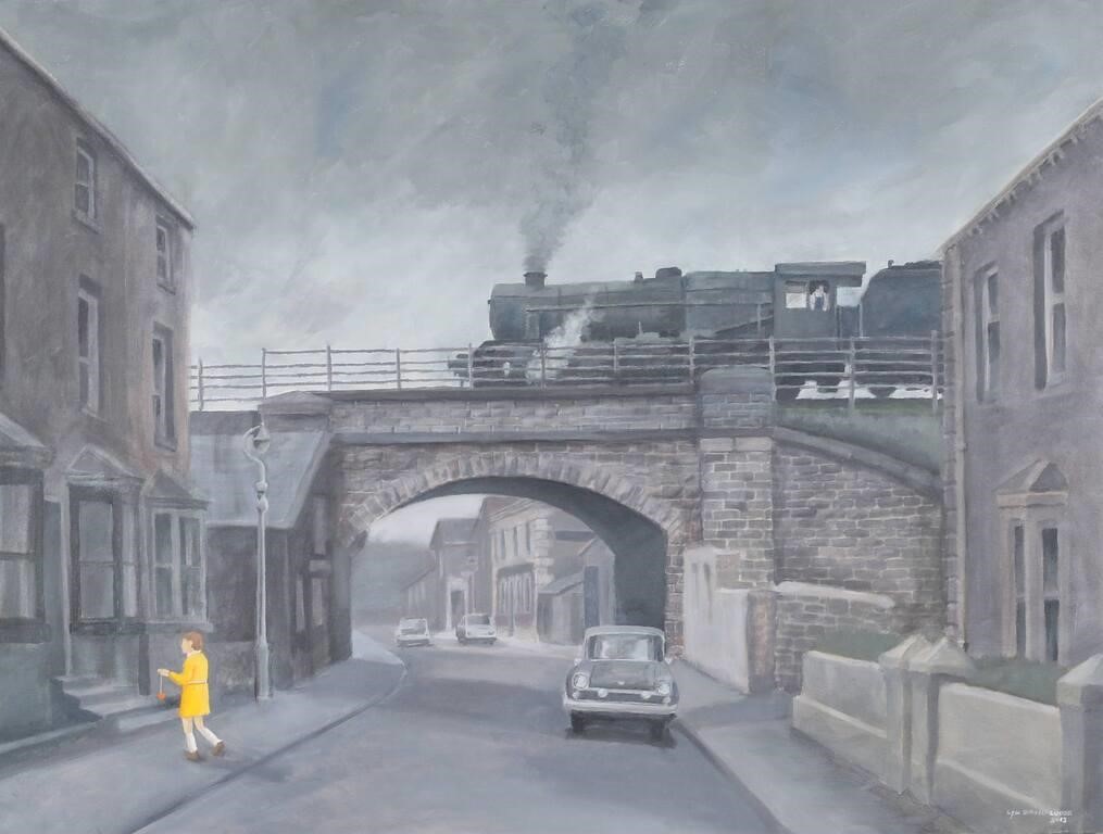 LYN DAVID LODER OIL ON CANVAS STREET 3ad22f