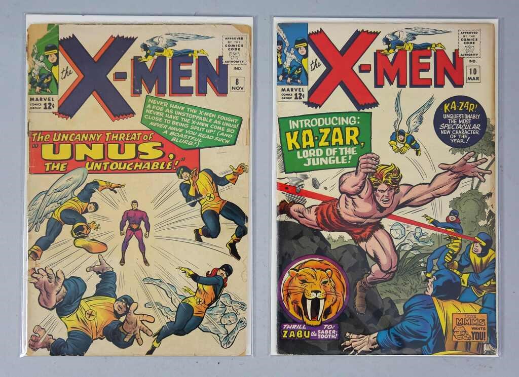 2 MARVEL COMICS SILVER AGE X-MEN