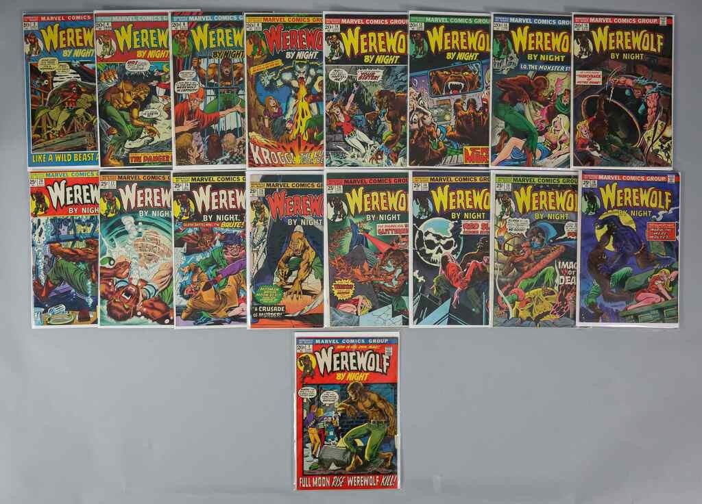 33 MARVEL COMICS WEREWOLF BY NIGHT 3ad282