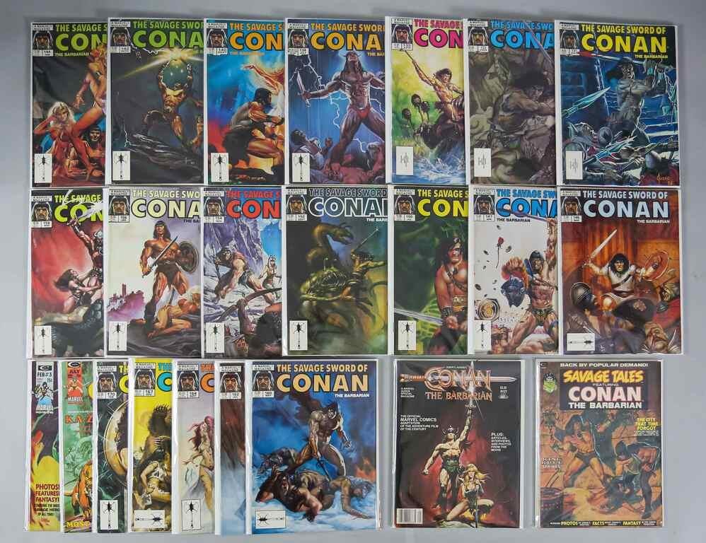 44 MARVEL COMICS CONAN MAGAZINE TITLESMarvel