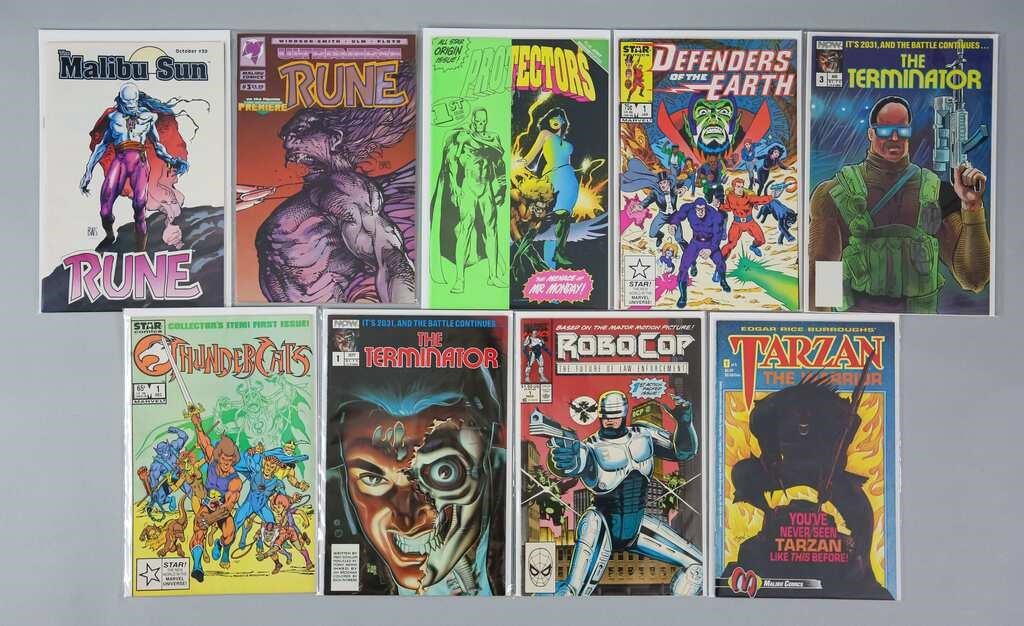 12 COMIC BOOKS THUNDERCATS TERMINATOR